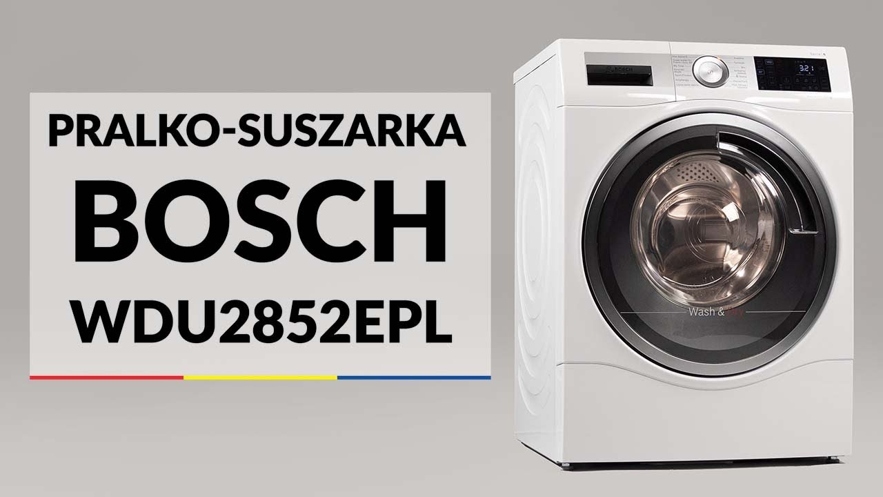 Pralko-suszarka Bosch Serie 6 WDU2852EPL - dane techniczne - RTV EURO AGD
