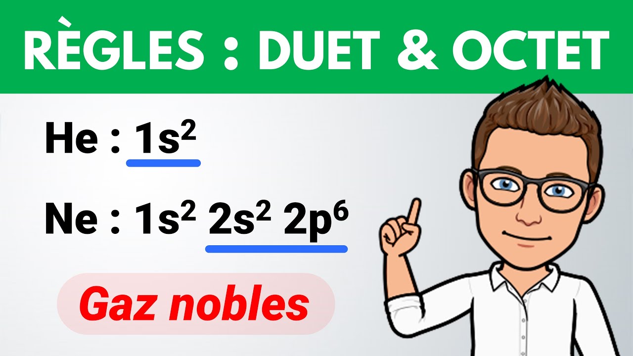 Règles du DUET et OCTET (Stabilité, LEWIS) | Seconde | Physique-Chimie