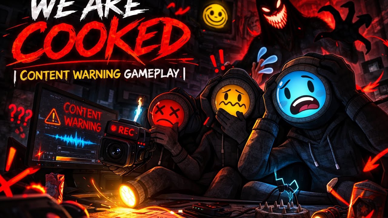 We are Cooked | Content Warning Gameplay with friends !! #contentwarning #gameplay #funny 