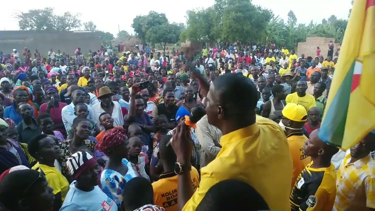 Hon David Beacham Okwere campaign trail in Aminit 