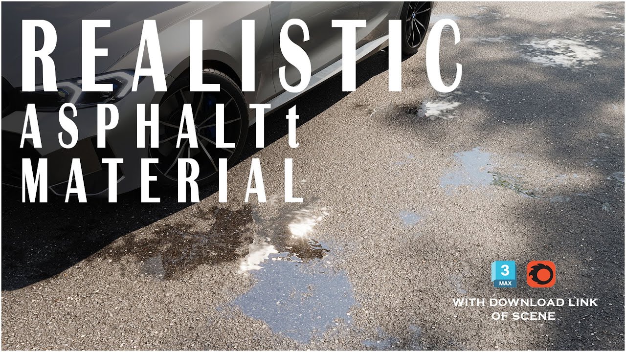 How to Create REALISTIC Asphalt Textures in 3Ds Max