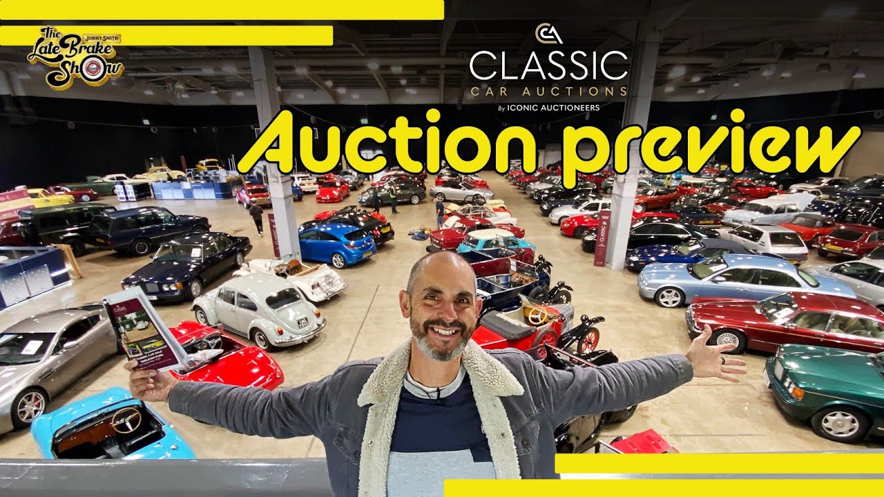 Classic Car Auctions CCA preview walk - Rowan Atkinson, Jamie Oliver and Wheeler Dealer cars