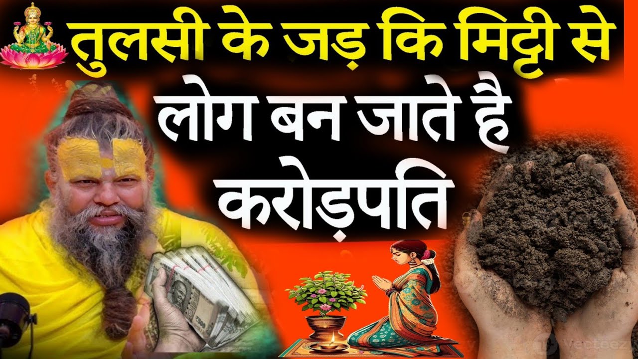 तुलसी माता स्वयं लक्ष्मी ने कहा है तुलसी के जड़ का मिट्टी से लोग करोड़पति बन जाते है ?जाने क्यो कैसे