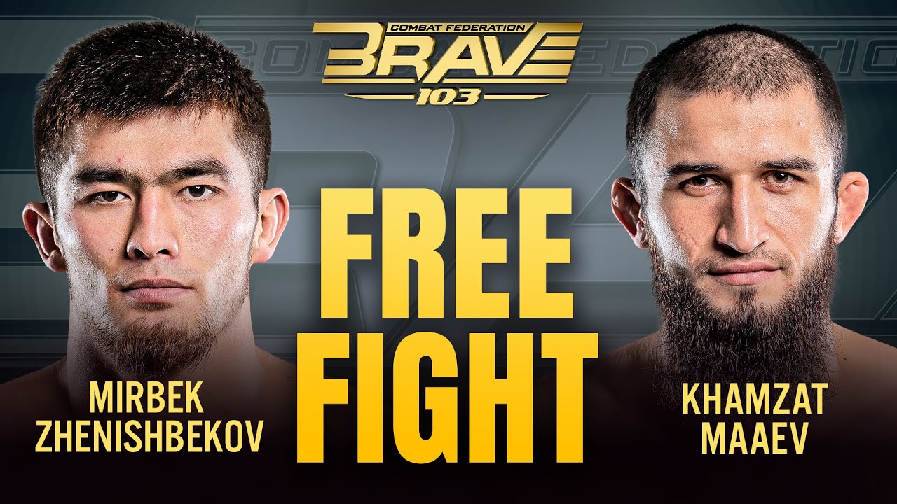 Khamzat Maaev vs Mirbek Zhenishbekov | Full Fight | BRAVE CF 103 Uzbekistan