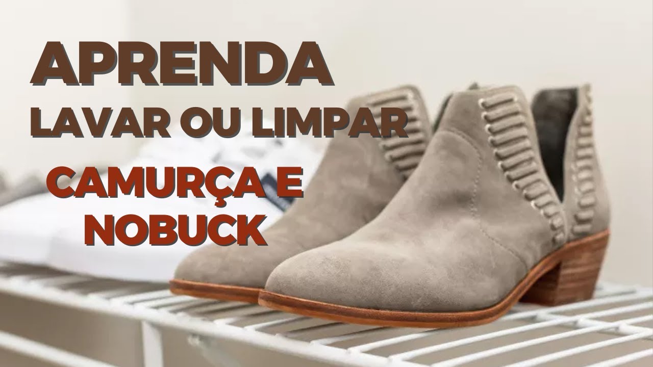 Como LIMPAR e LAVAR sapatos de CAMURÇA e NOBUCK #calcados #camurça #limpeza