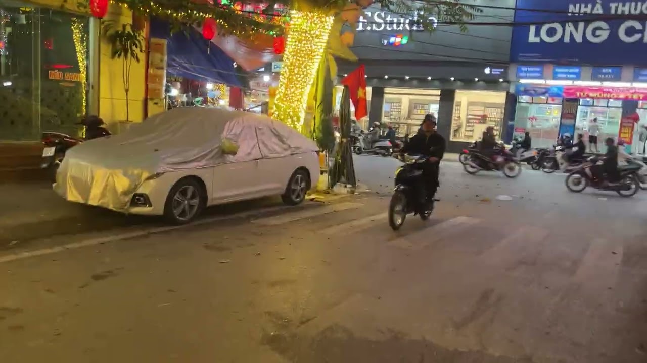 Chợ và phố đi bộ Lạng Sơn cuối ngày 28 tháng 12 âm lịch tại L Sơn 