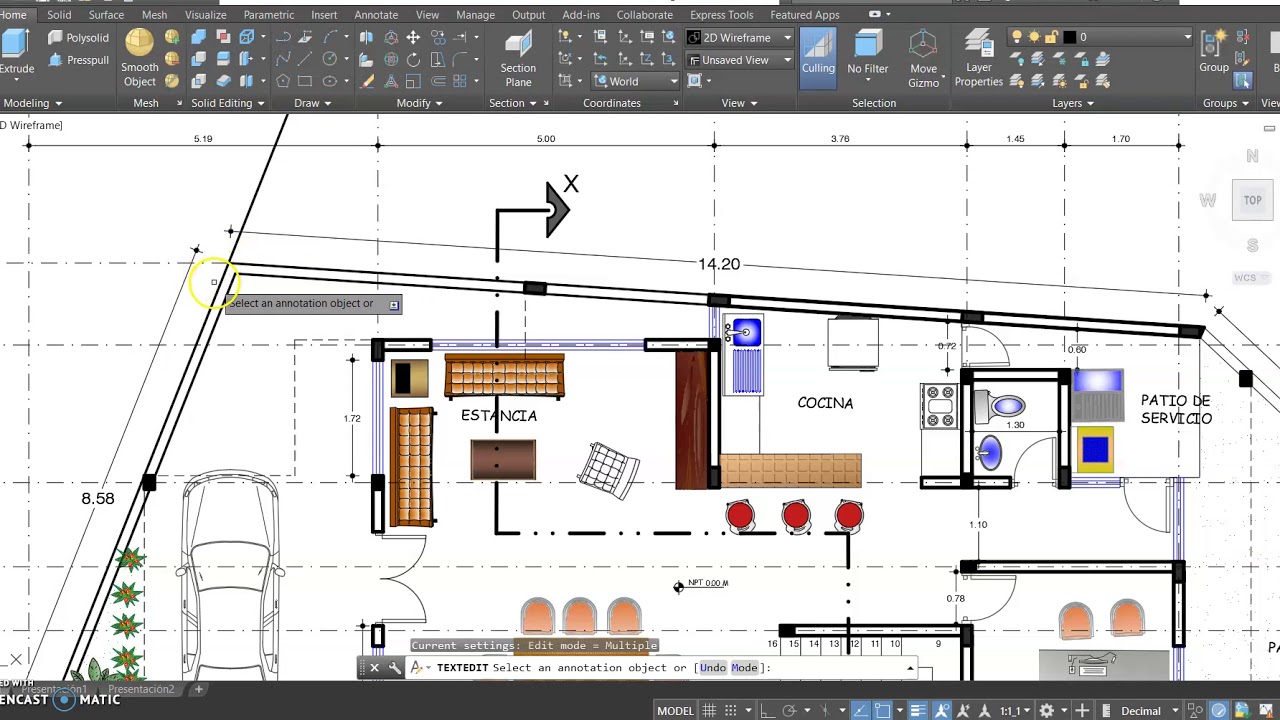 APRENDIZAJE, CONCEPTOS BÁSICOS DE SIMBOLOS DE INSTALACIONES DE EJES Y CIMIENTOS CON AUTOCAD.