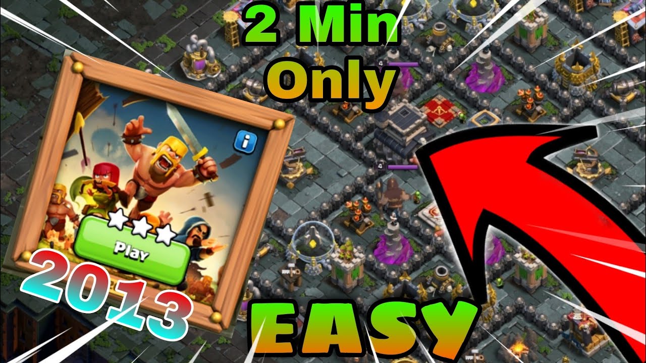 How To Beat 10 Year Anniversary Challenge 2013 - Clash Of Clans