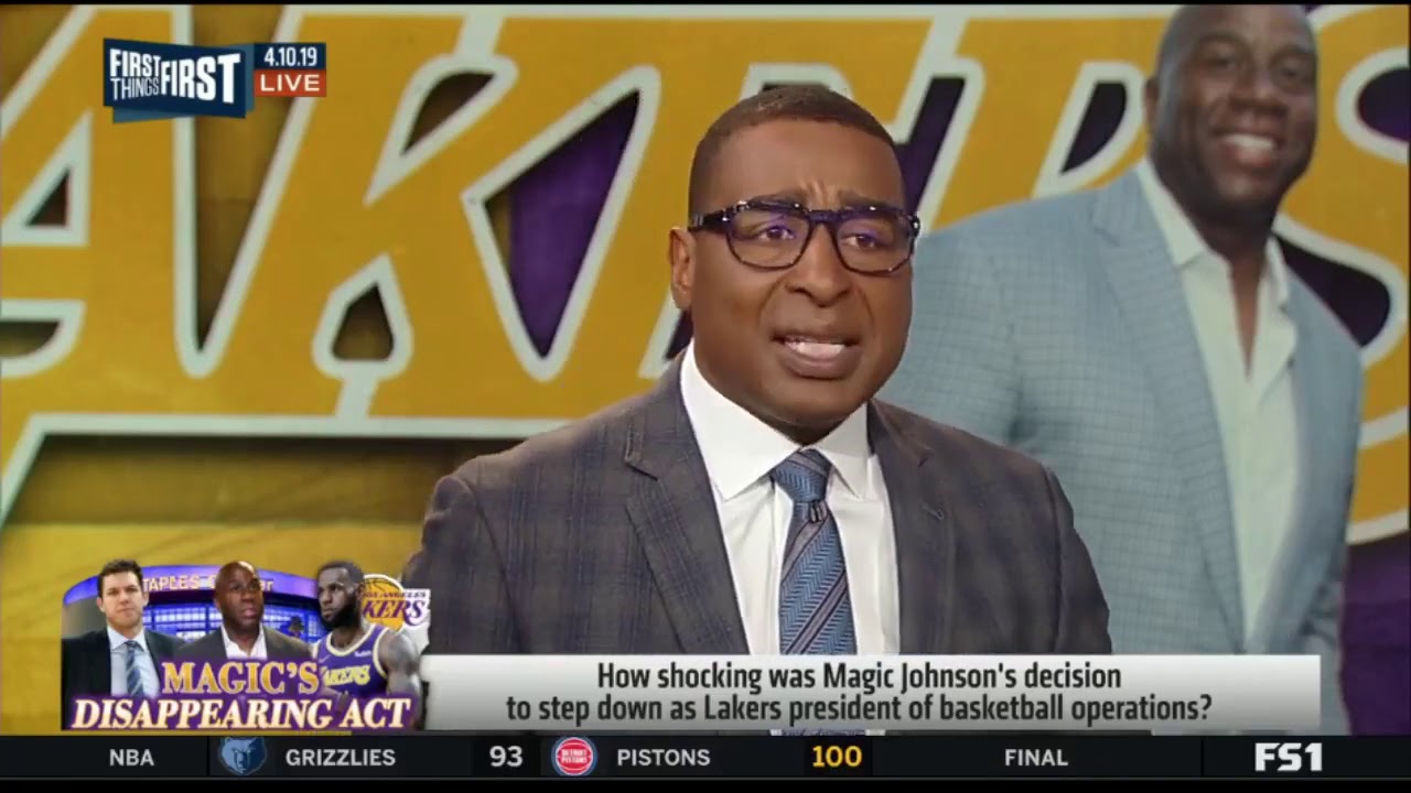 How shocking was Magic Johnson's decision to step down as Lakers president of basketball operation?