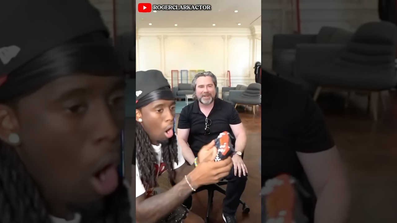 Роджер Кларк дарит Каю Дженату подарок от RDR2
