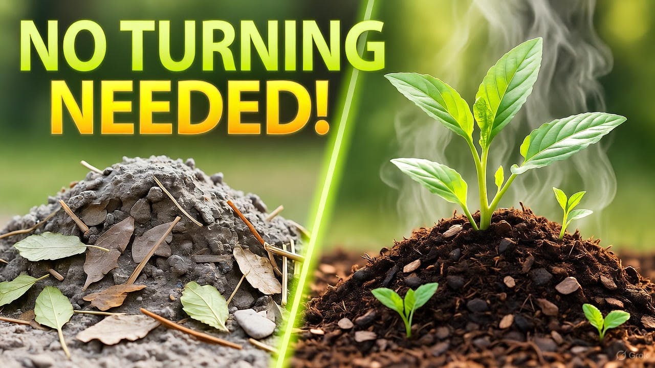 Stop Turning Your Compost! The Amish Trick That Breaks It Down 2X Faster No Tools Needed