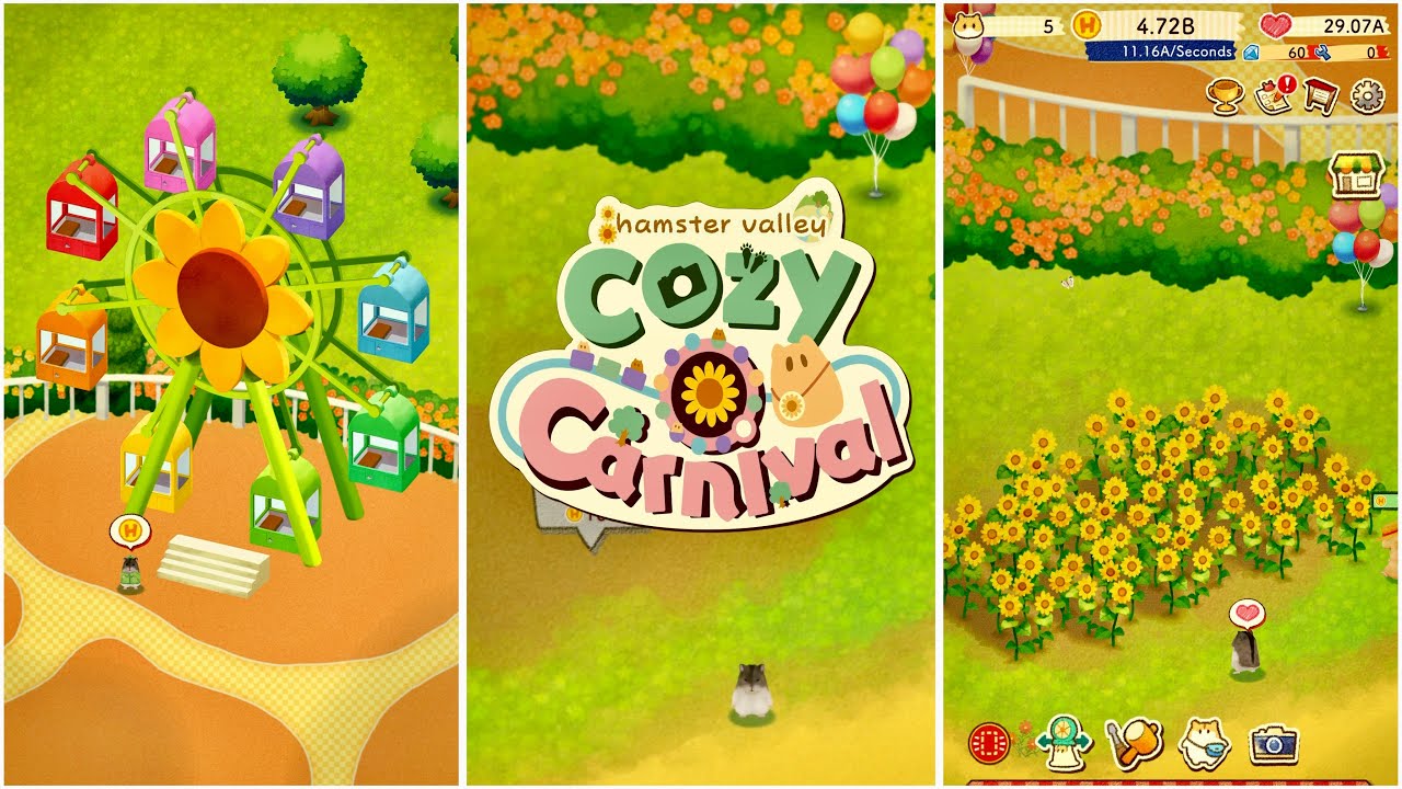 Hamster Valley: Cozy Carnival | iOS | Global Launch Gameplay