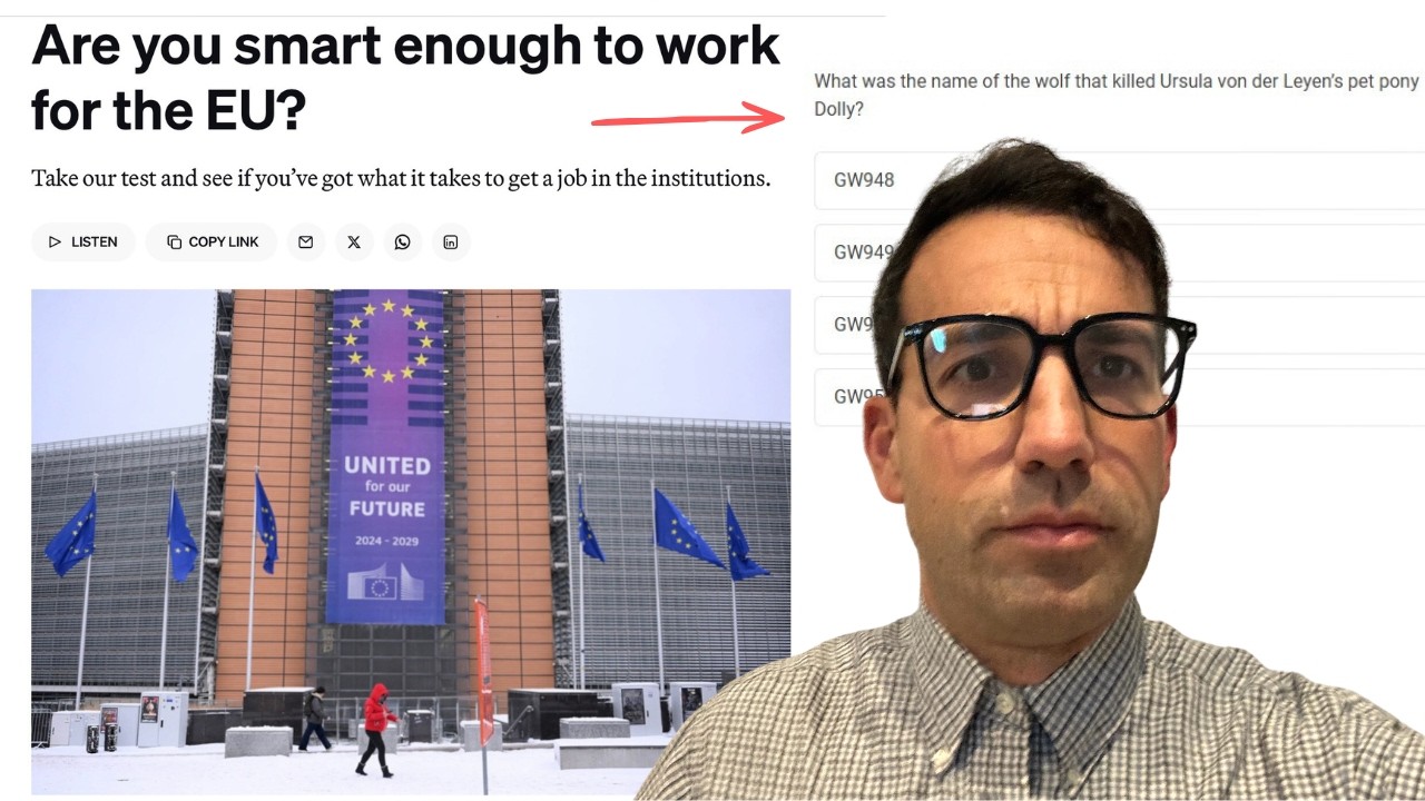 Are YOU Smart Enough To Work for the EU? Let's Take the Test.