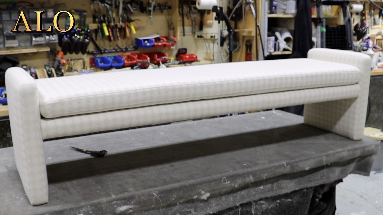 Sleek Extended Bench upholstery -  ALO Upholstery