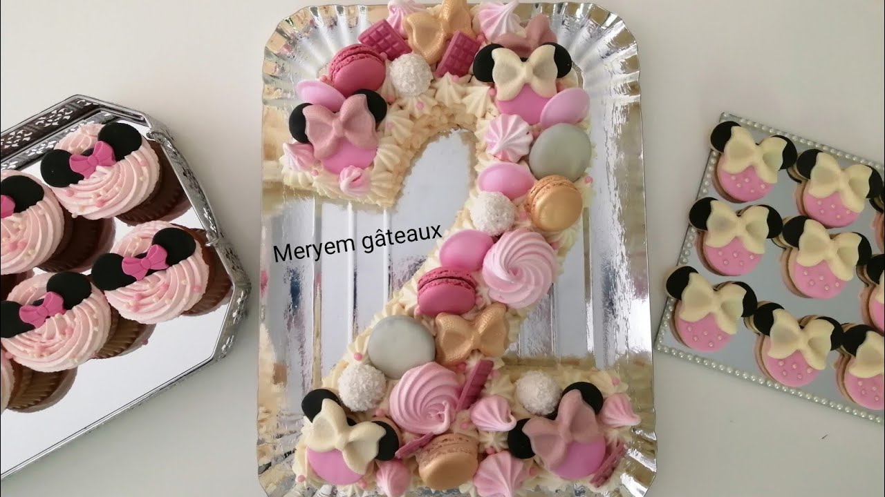Numbercake: génoise coco et ganache montée chocolat blanc/vanille
