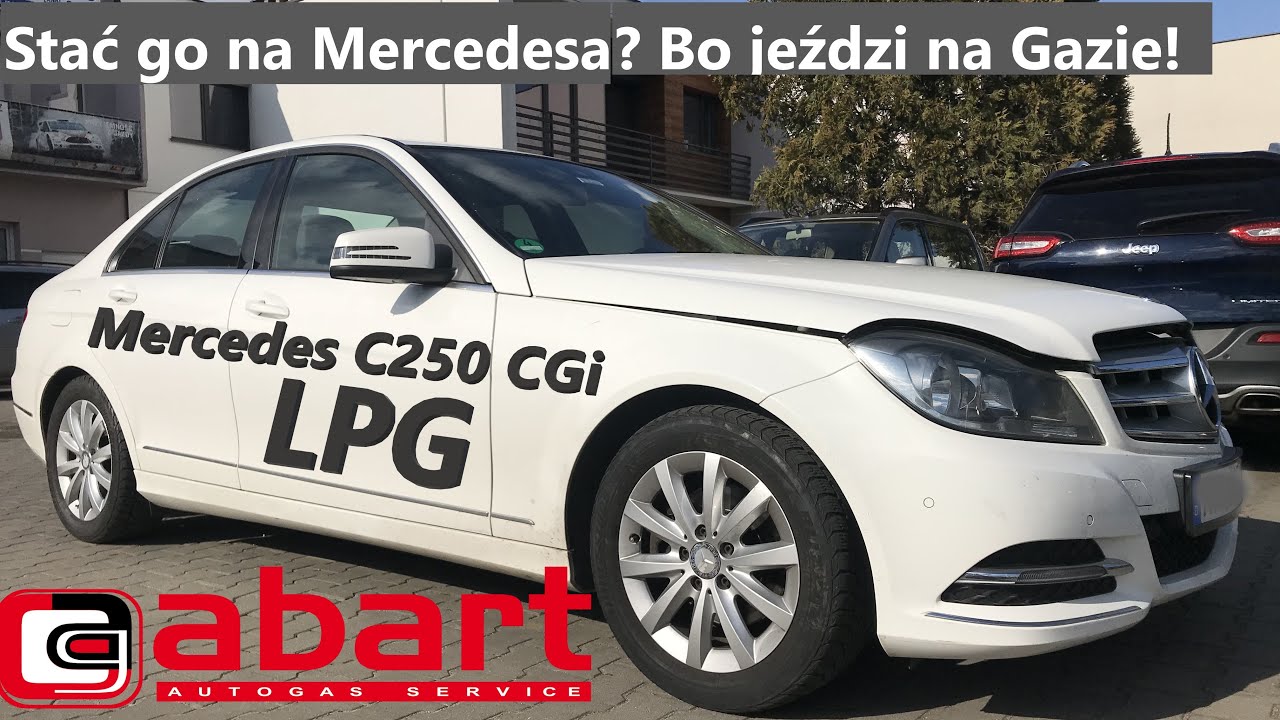 Ponadczasowy klasyk Mercedes C250 CGI W204 oszczędny po montażu instalacji gazowej w Abart Wrocław