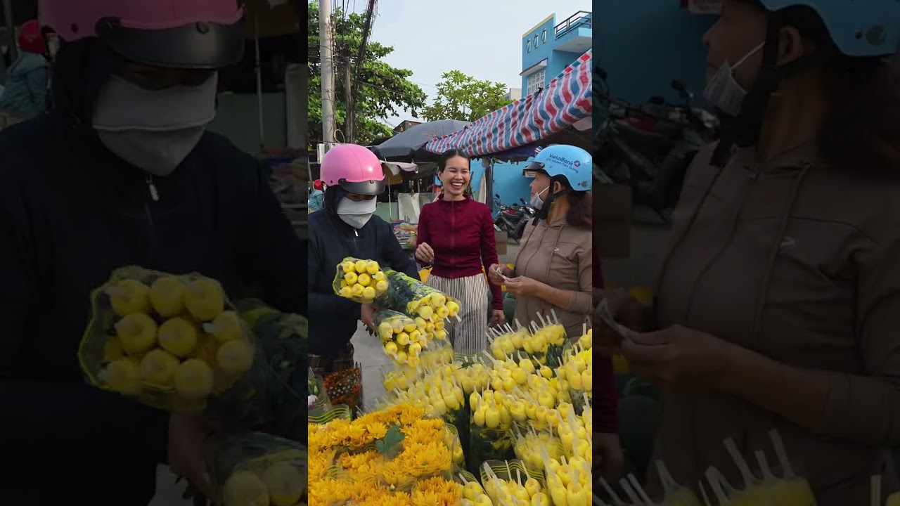 Marché de Trung An à 2 jours du Tết
