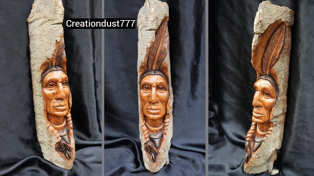 Native American Face Carving - Carving Our Way to Florida: Episode 5