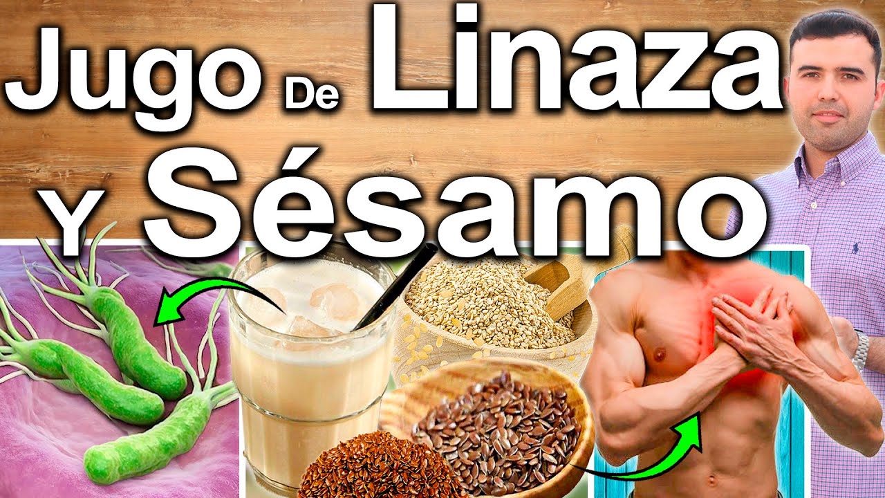 JUGO DE LINAZA CON AJONJOLI - ¿Para Qué Sirve? Beneficios Del Lino Y Sésamo Para Tu Salud