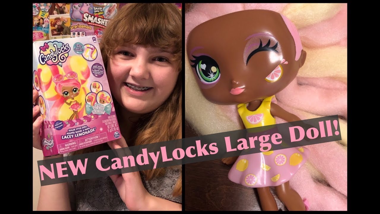 NEW CandyLocks Large Dolls 7” Sugar Style Lacey Lemonade with Cotton Candy Hair – Unboxing & Review