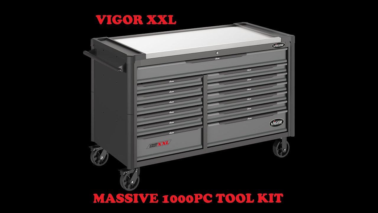 CRAZY CRAZY 1000PC TOOL KIT BY GERMAN BRAND VIGOR