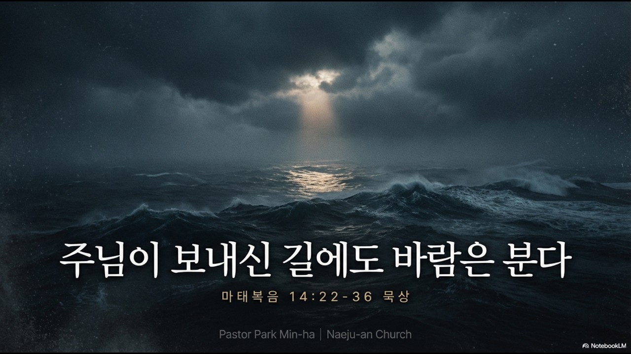 [오늘의말씀] 마 14:22-36 | 박민하 목사 | 주님이 보내신 길에도 바람은 분다