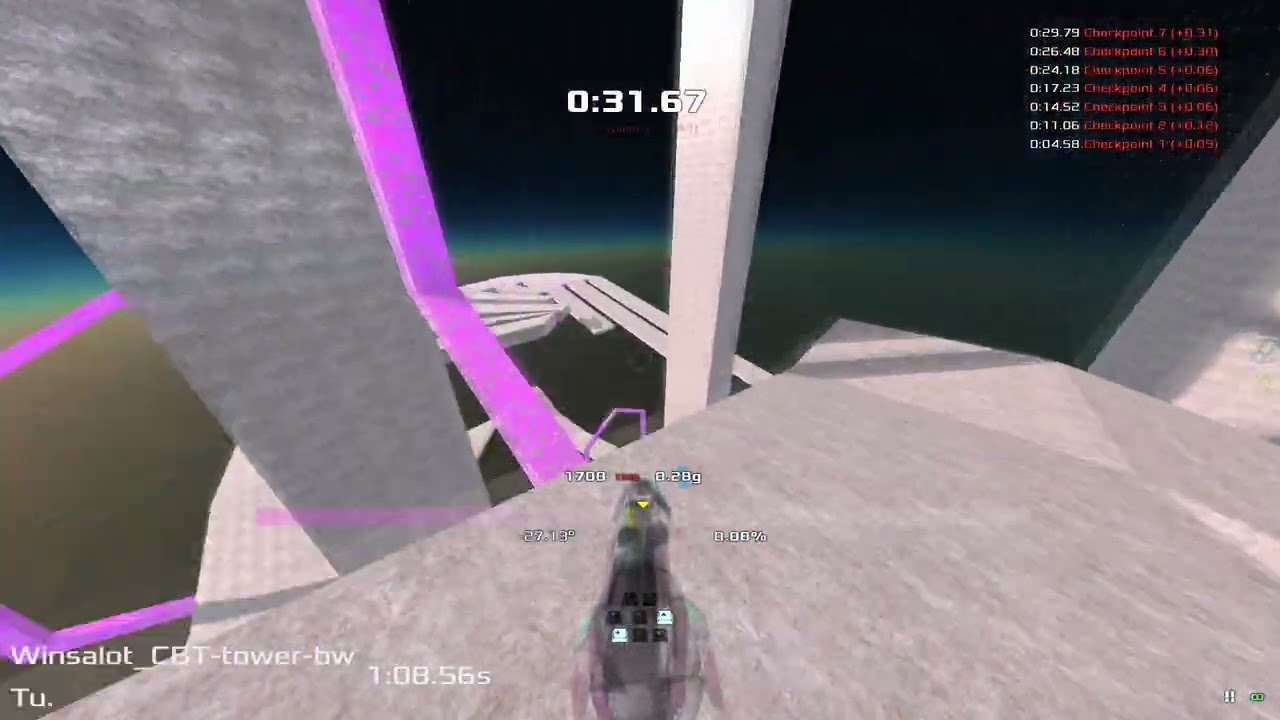 [XDF] Winsalot_CBT-tower-bw: Tu. - 1:08.56s | Xonotic