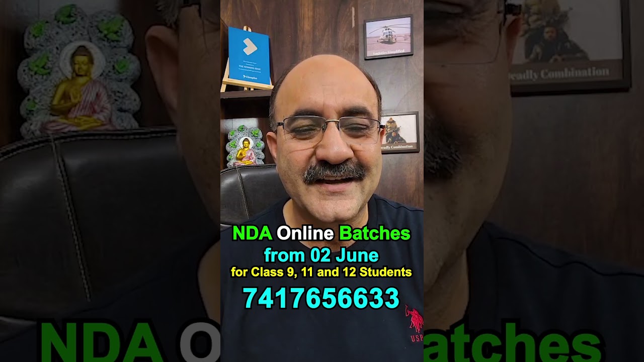 NDA Online Course for Class 9, 11 & 12 Students | NDA Preparation in 2025 | NDA Coaching Classes