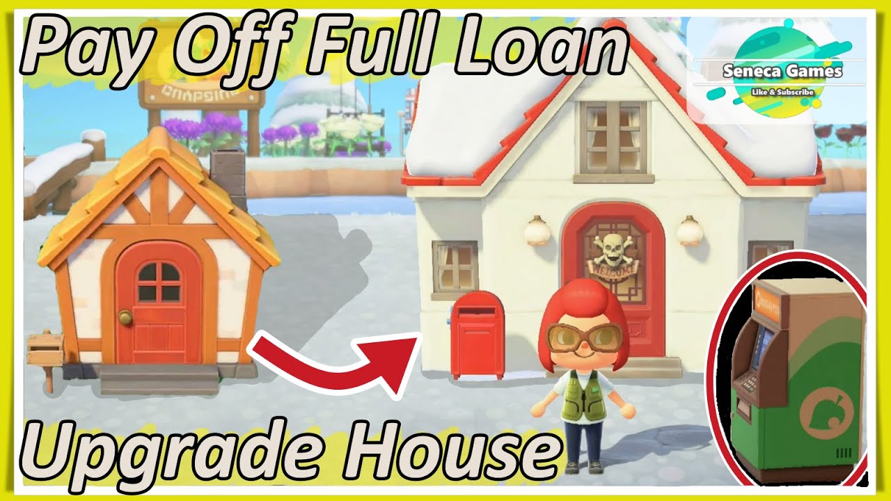 Погасите кредит, чтобы купить дом побольше. Animal Crossing New Horizons Nintendo Switch