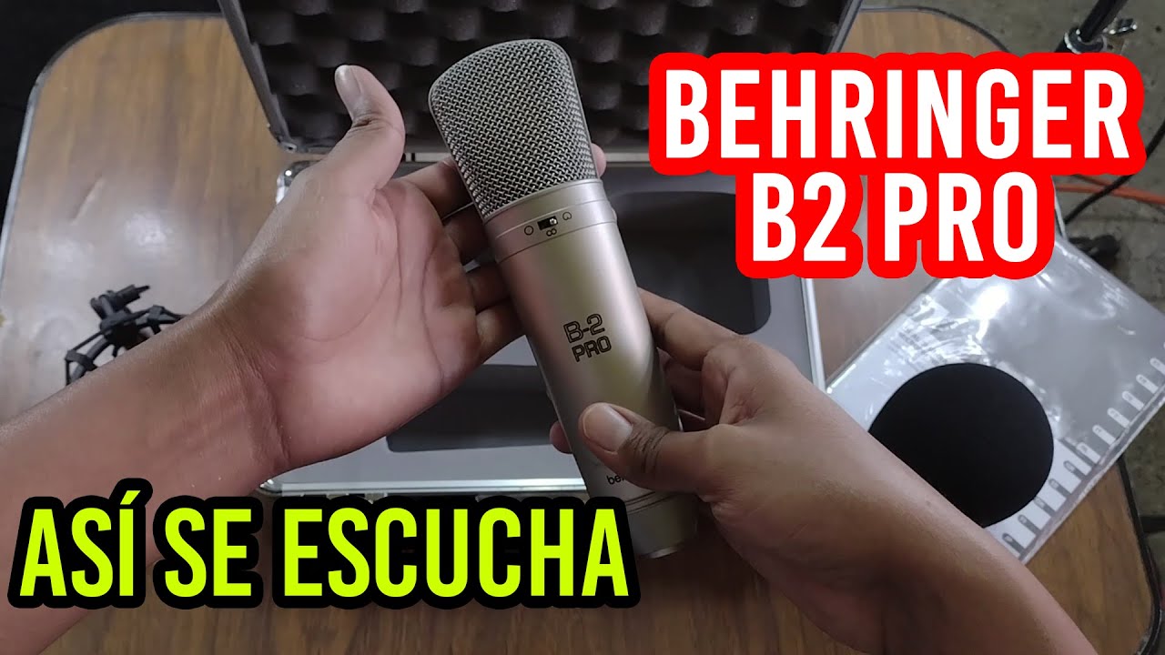 UNBOXING MICRÓFONO BEHRINGER B2 PRO - EN ESPAÑOL
