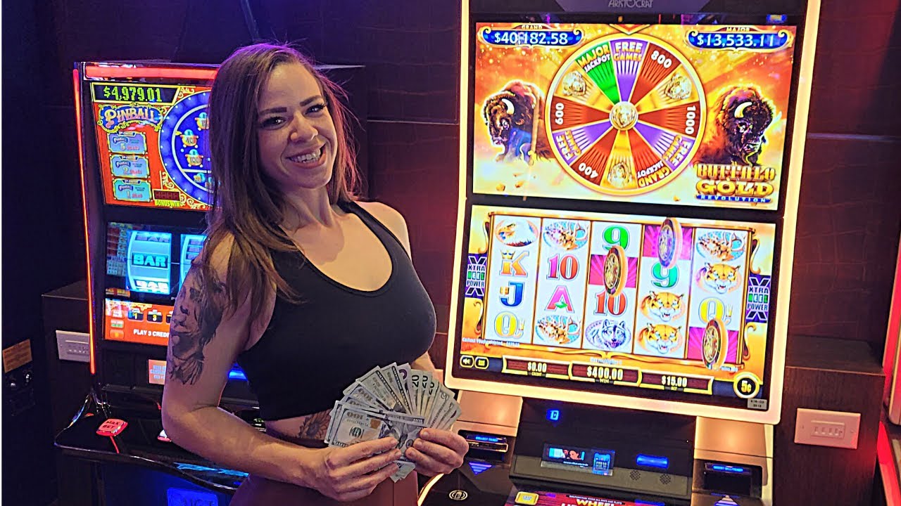 She Won BIG on a Buffalo Gold High Limit Slot!