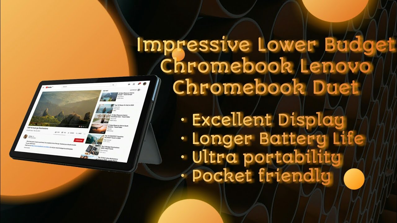 Impressive Low Budget 2-in-1 Chromebook ⚡ Lenovo Chromebook duet Full Review ⚡ Ultraportable Laptop