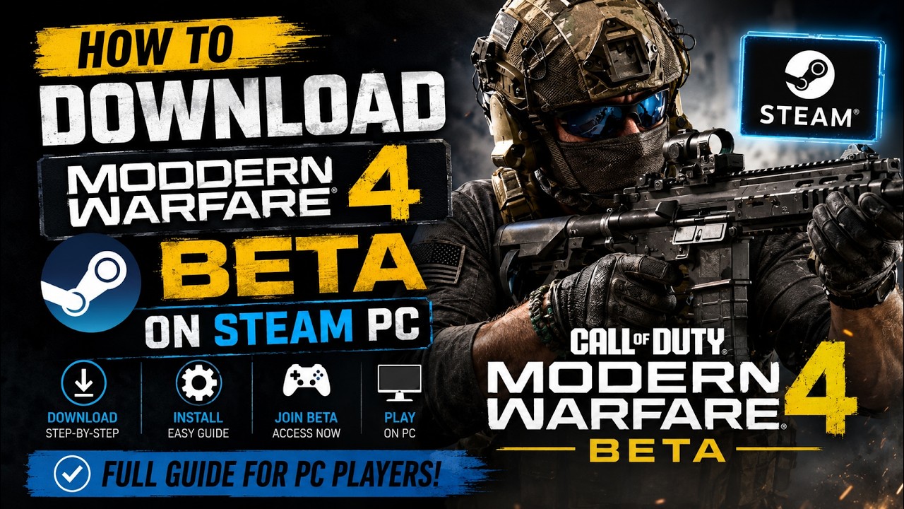 MW4 Beta Early Access Steam PC | How to Download & Install