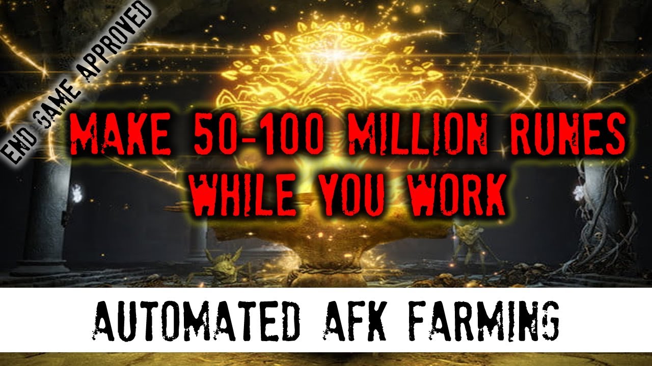 Elden Ring Macro - AFK Automated Rune Farm - While you work - Easy to use