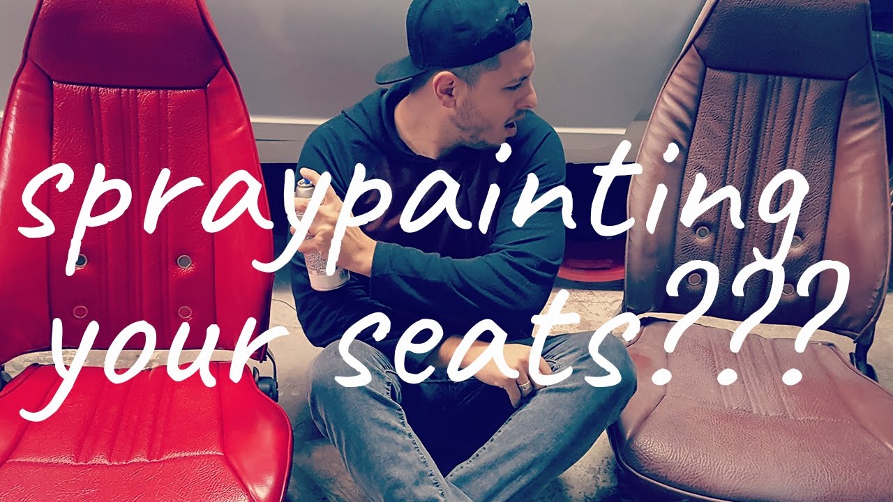 OrtegaDrives: Spray Painting your Seats?! how to change seat color cheap.