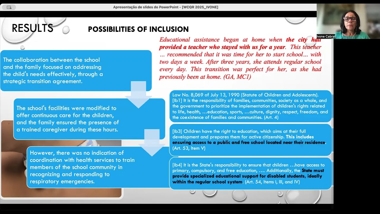 WCQR2025_318967: Discourses of Family Caregivers on Continuity of Safe Care for Children with...