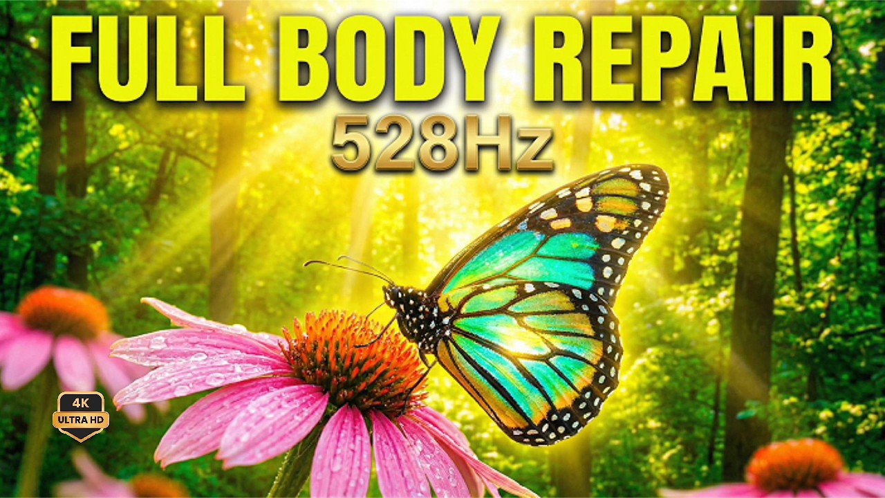 Heal Damage in Body & Spirit: 432Hz + 528Hz Miracle Tone | Detox Negative Energy