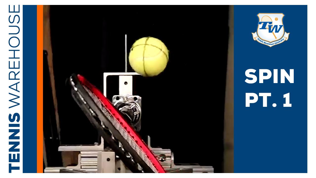 Tennis Warehouse University: Science of Spin! (the physics of tennis and spin tutorial; part 1) 💥