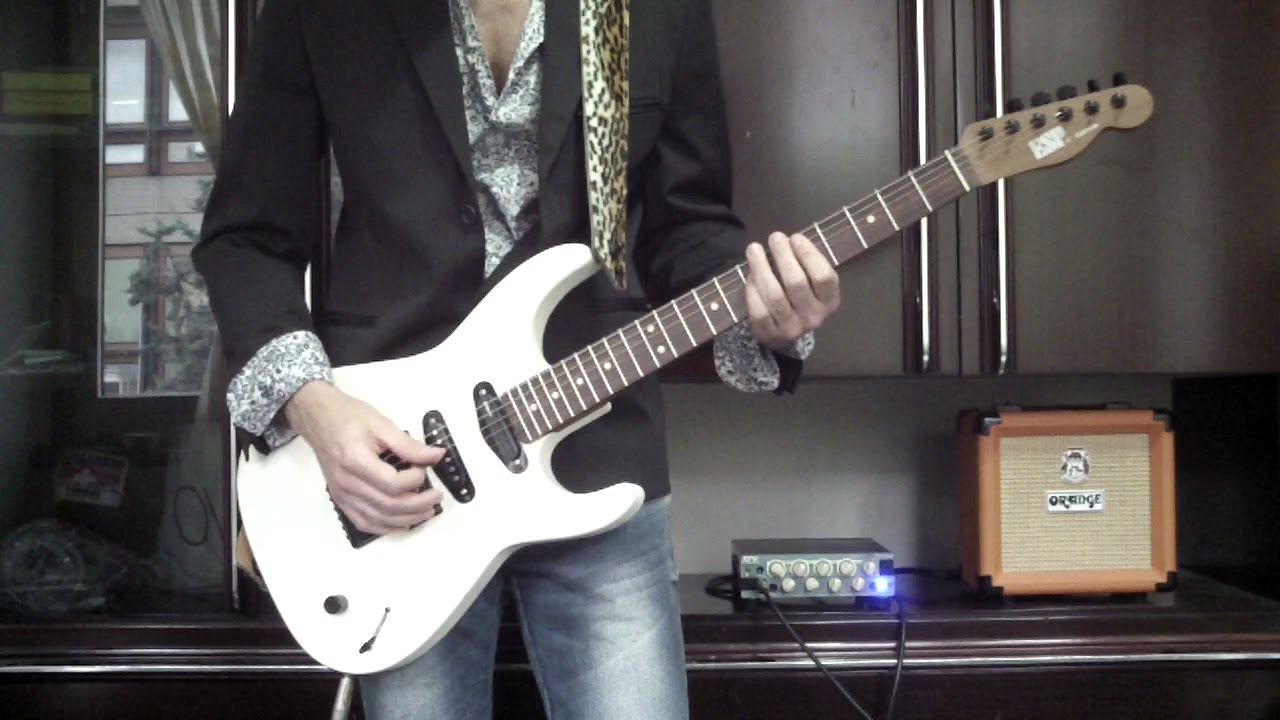 Litfiba - La preda - Cover [ Live 2013 Trilogia 1983 - 1989 Warmoth soloist ]