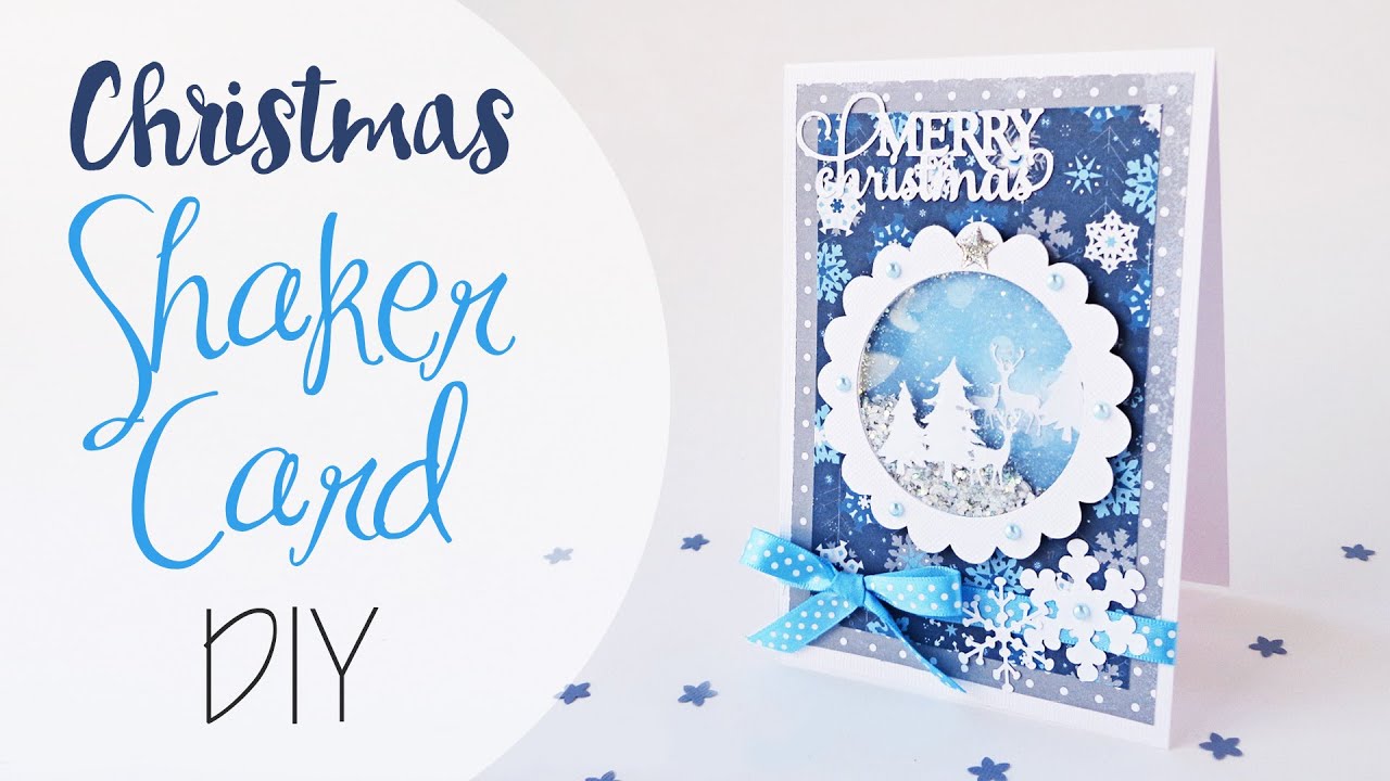 Biglietto Shaker Natalizio MODELLO GRATUITO - Christmas Shaker Card (no fuse)