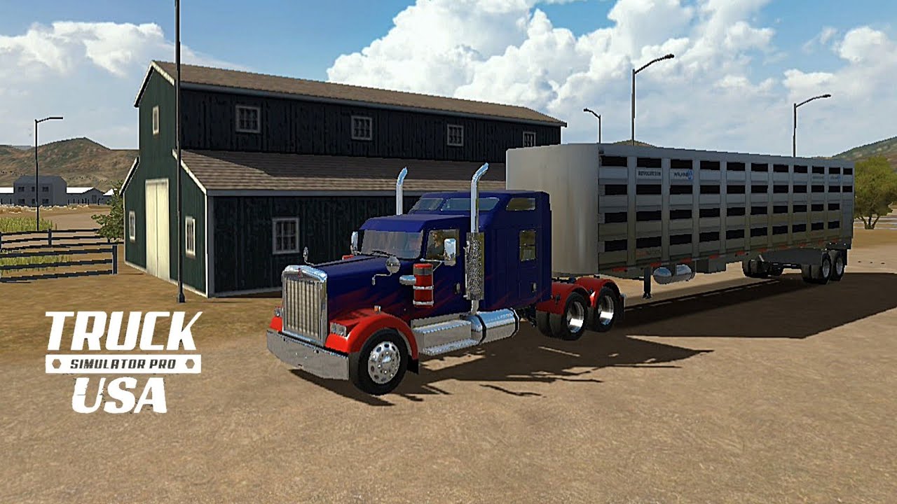 Delivery Mission | Livestock - Gameplay | Truck Simulator PRO USA