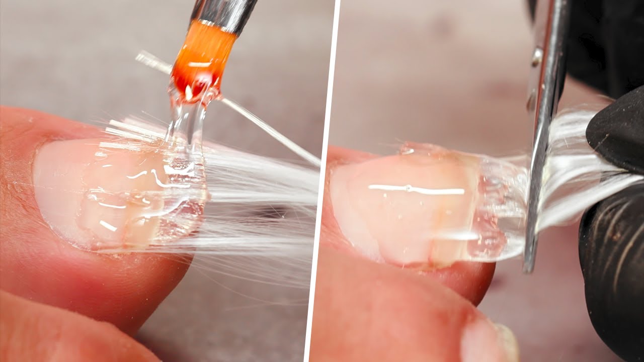 How To Apply Fiberglass Nails | Pedicure Tutorial Step-by-Step
