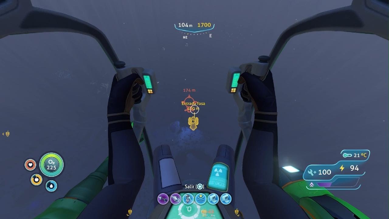 Subnautica llegando con la emperatriz