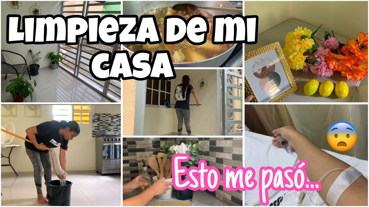 LIMPIEZA DE MI CASA 🏠/ FUI AL HOSPITAL 🏥/ nuevas DECORACIONES para MI HOGAR 