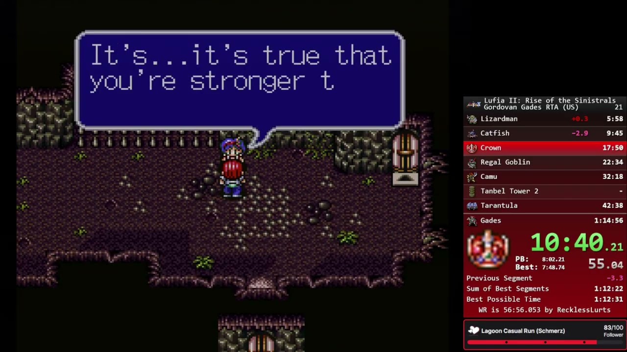 Lufia II: Rise of the Sinistrals - Gordovan Gades RTA (US) - 1:10:44