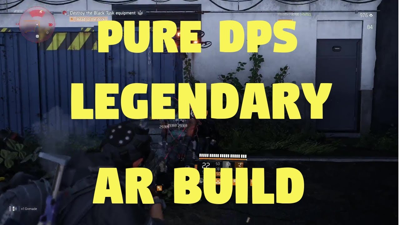 THE DIVISION 2- PURE DPS LEGENDARY AR BUILD TU11.1