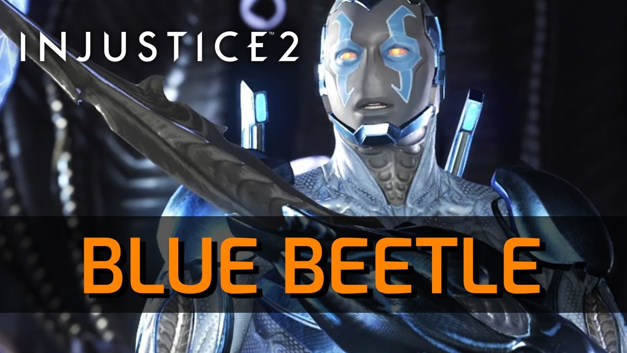 Injustice 2 - Blue Beetle Moveset w. Inputs [Basic]