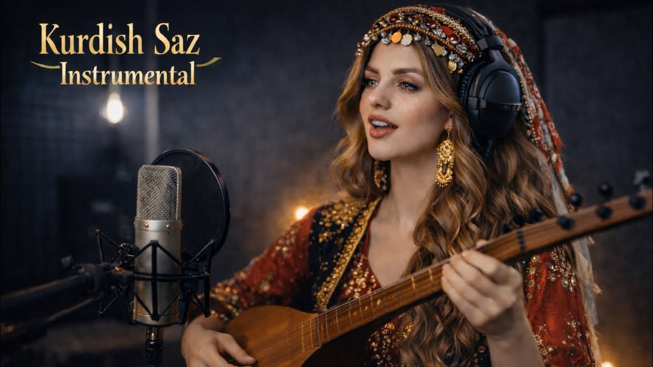 Kurdish Saz Instrumental | Relaxing Traditional Kurdish Folk Music