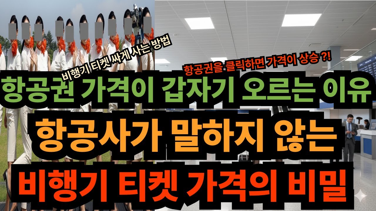 항공사들이 절대 공개하지 않는 ‘진짜 가격표’가 있다. 항공권이 점점 비싸지는 이유.항공권 가격이 변하는 원리와 싸게 사는 방법