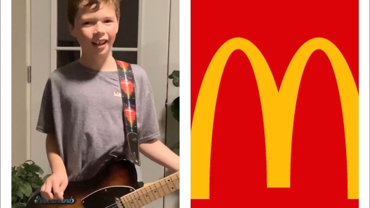 How to play the McDonald’s ￼ ￼jingle on guitar